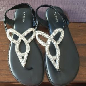 Torrid rhinestone sandals